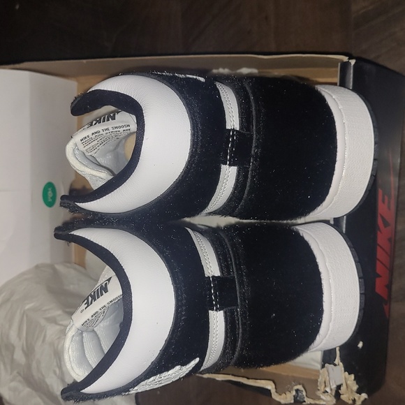 Mint cond Jordan 1 High OG Twist CD0461-007 black white panda pony fur  9.0W/7M - Picture 7 of 7